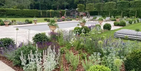 Poolside Relaxation; Oxshott, Surrey