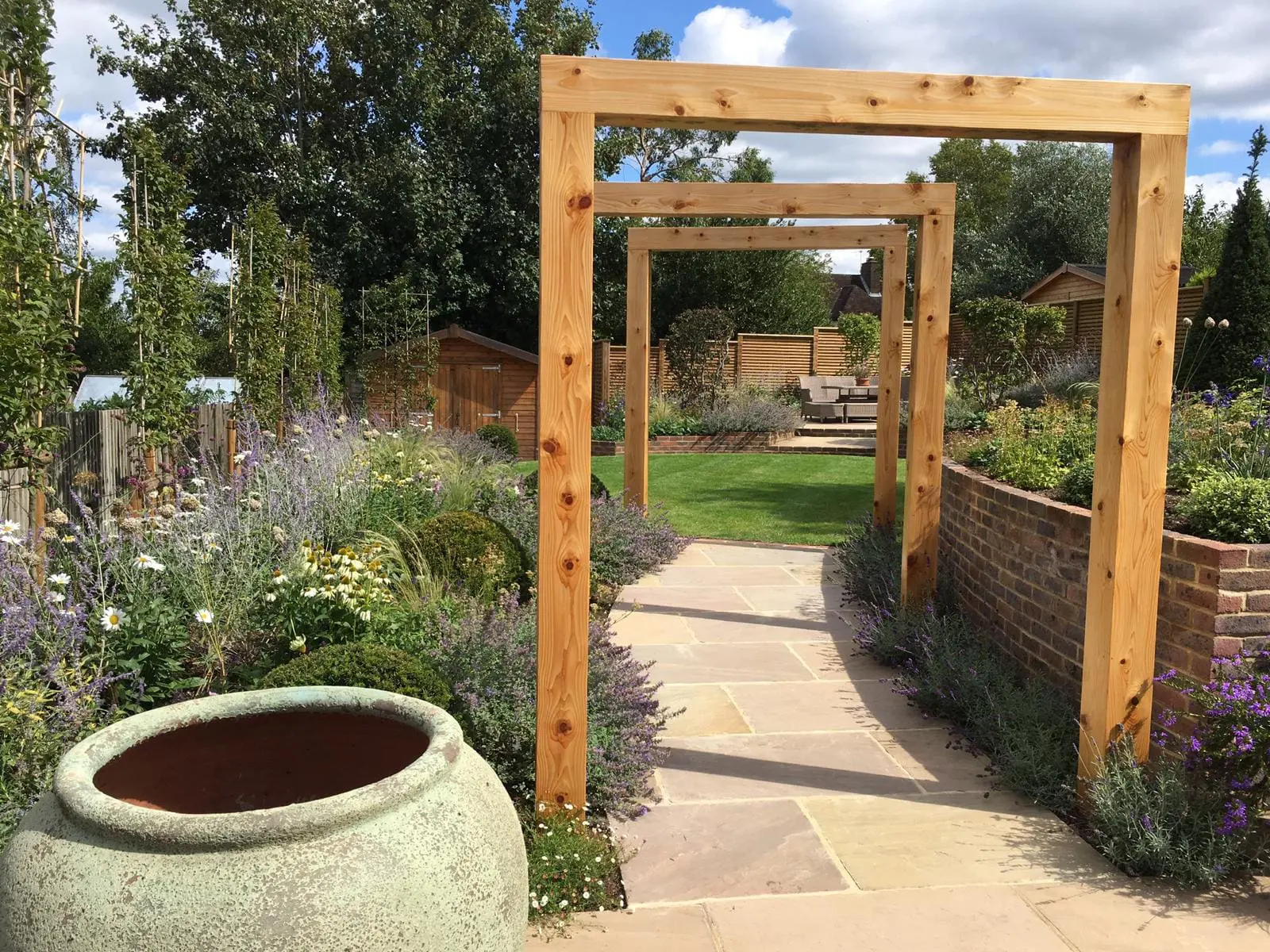 Garden with a View; Guildford, Surrey