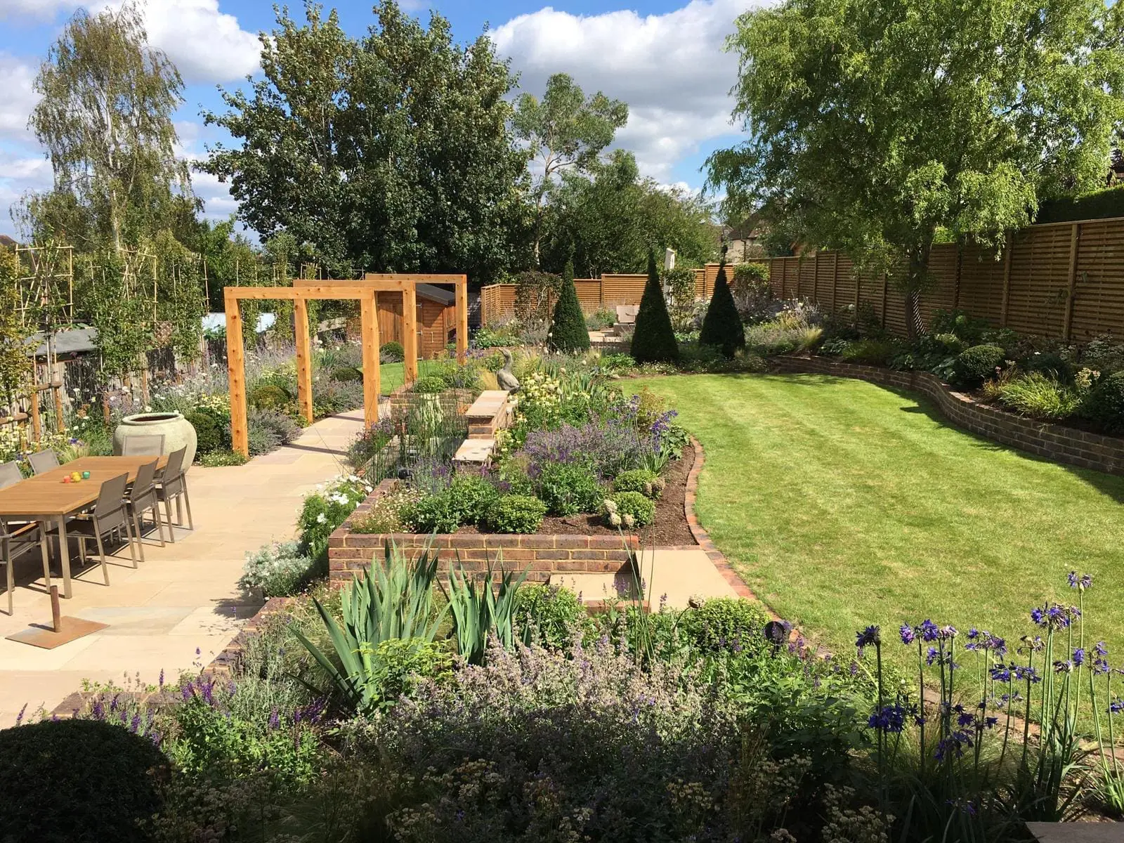 Garden with a View; Guildford, Surrey