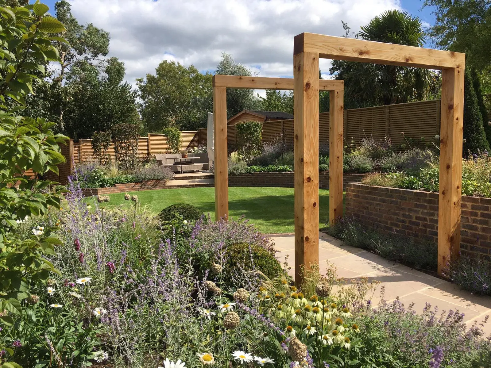 Garden with a View; Guildford, Surrey